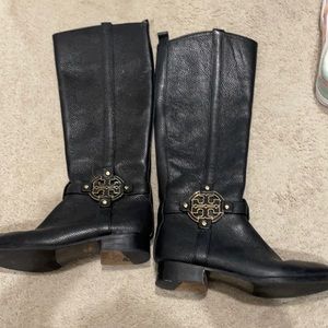 Tory Burch riding boots size 10 VGUC